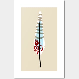 Ethnic Feather Posters and Art